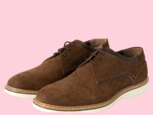 Dark Brown Suede Leather Shoes