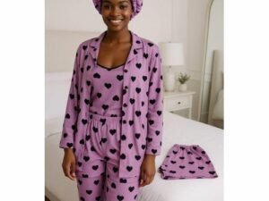 Ladies NightWear / Sleep Wear 5in1 Set – Multicolour