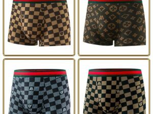 ASHION Men’s Cotton Boxer Briefs 4-Pack – Breathable, Comfortable, Durable, Perfect Fit